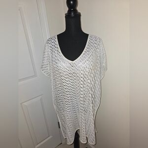 Victoria's Secret White Knit Swim Coverup